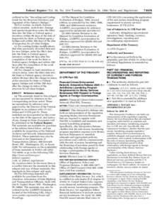 Federal Register / Vol. 69, No[removed]Tuesday, December 14, [removed]Rules and Regulations outlined in the ‘‘Recording and Coding Guide for the Structure Inventory and Appraisal of the Nation’s Bridges.’’ (b) For