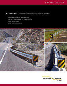 ROAD SAFETY PRODUCTS  X-TENSION™ |