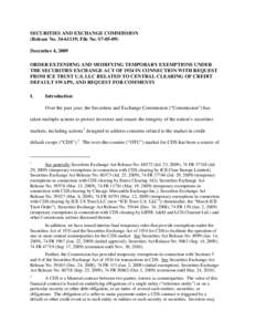 Securities / Financial markets / United States housing bubble / Financial services / LCH.Clearnet / Credit default swap / Securities market / Security / Eurex / Financial economics / Finance / Financial system