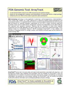 ArrayTrack Poster featured in Nature Biotechnology