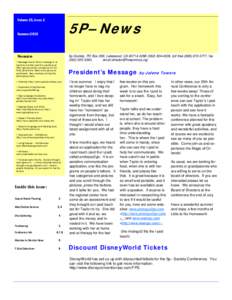 5P– News  Volume 25, Issue 2 Summer[removed]Resources