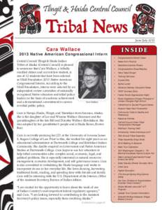 June/July 2013 Tribal News