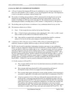 PART 3: GENERAL REGULATIONS  § [removed]Private Commons Development. 3-77