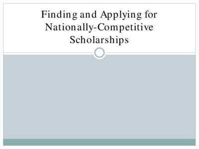 Finding and Applying for Scholarships and Awards at Indiana University