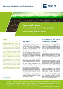 European Standardization Organizations  Standardization 