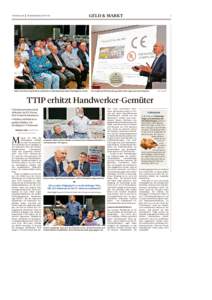 GELD & MARKT  PFORZHEIMER ZEITUNG MITTWOCH, 8. JUNI 2016