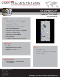 Centurion™ Two Valve Manual Gas Panel- SGS Brochure