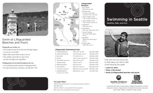 Human swimming / Swimming lessons / Washington / Public safety / Lifeguard / Green Lake / Seattle / Swimming / Recreation / Surf lifesaving / Swimming pool