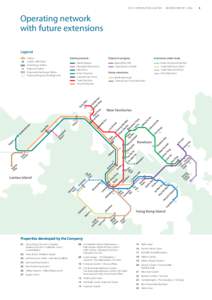 MTR CORPORATION LIMITED  INTERIM REPOR T 2006 Operating network with future extensions