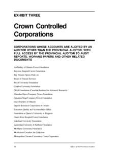 Hydro One / Canada / Toronto / Ontario Northland Railway / Crown corporations of Canada / Crown agency / Ontario Hydro / Ontario electricity policy / Ontario