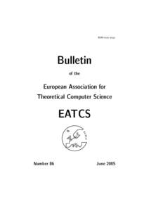 EATCS Bulletin, Number 86, June 2005, viii+273 pp