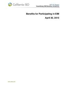 Microsoft WordQ1 Benefits for Participating in EIM-FINAL