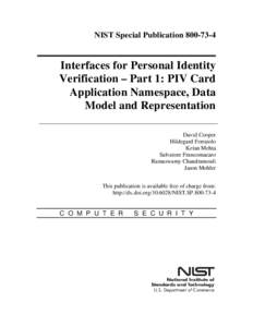 Cryptography / FIPS 201 / Standards / Computer access control / Authentication / Smart card / PIV / Public-key cryptography / Cryptographic key types / RSA Security