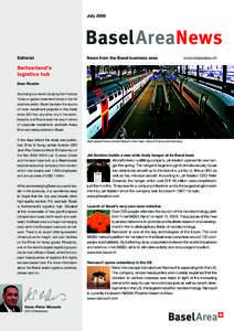 July[removed]BaselAreaNews Editorial  News from the Basel business area