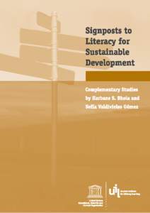 Signposts to literacy for sustainable development; 2008