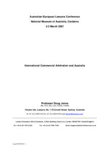 Business law / Dispute resolution / International arbitration / Arbitral tribunal / Convention on the Recognition and Enforcement of Foreign Arbitral Awards / Alternative dispute resolution / International Centre for Settlement of Investment Disputes / Mediation / Arbitration in the United States / Law / Arbitration / Legal terms