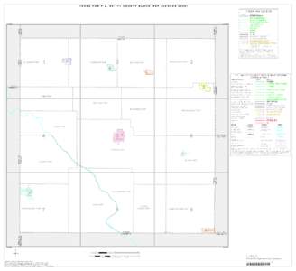 INDEX FOR P.L[removed]COUNTY BLOCK MAP (CENSUS[removed]INDEX MAP LEGEND SYMBOL NAME STYLE