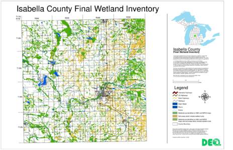 National Wetlands Inventory / Beal City /  Michigan / Geography of the United States / Water / Geography of Michigan / Isabella County /  Michigan / Wetland