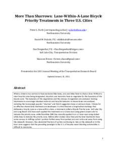 Microsoft Word - Bicycle Priority Lanes TRB 10 submitted.doc