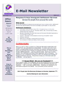 E-Mail Newsletter ISSUE #47 SEPTEMBER[removed]Office