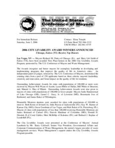 United States Conference of Mayors / Euless /  Texas / Coral Gables /  Florida / Bill White / Urban agriculture / Jacksonville /  Florida / Miami / Compost / Las Vegas /  Nevada / Geography of the United States / Geography of North America / Geography of Florida