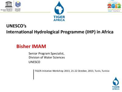 The Eighth Phase of the International Hydrological Programme (IHP-VIII, )