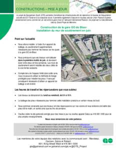 The Georgetown South (GTS) Project will provide infrastructure improvements to meet existing GO Transit ridership demand and future growth