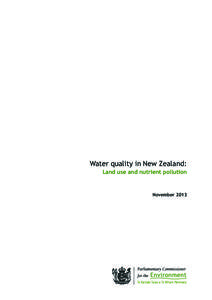 Aquatic ecology / Fertilizer / Water pollution / Dairy farming / Dairy / Agriculture / Water pollution in the Canterbury Region / Eutrophication / Water / Environment / Earth