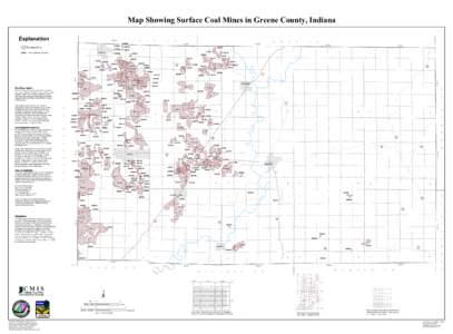 Map Showing Surface Coal Mines in Greene County, Indiana[removed]200179