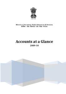 Accounts at a Glance[removed] PREFACE  This is the nineteenth issue of our publication “Accounts at a Glance”. This