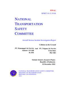 Air safety / Car safety / National Transportation Safety Committee / Flight recorder / Flight data recorder / Cockpit voice recorder / Manunggal Air Service / SilkAir Flight 185 / Transport / Aviation / Avionics