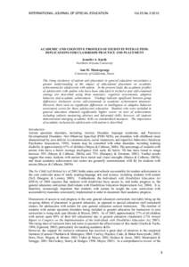 Autism / Special education / Pervasive developmental disorders / Neurological disorders / Educational psychology / Wechsler Intelligence Scale for Children / Asperger syndrome / Inclusion / Mental retardation / Health / Education / Psychiatry