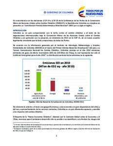 En	
  concordancia	
  con	
  las	
  decisiones	
  1/CP.19	
  y	
  1/CP.20	
  de	
  la	
  Conferencia	
  de	
  las	
  Partes	
  de	
  la	
  Convención	
   Marco	
  de	
  Naciones	
  Unidas	
  sobre	
