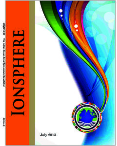 Edition II  July 2013 IONSPHERE