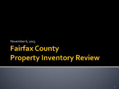 Fairfax County Property Inventory Review
