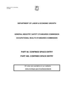 MIOSHA-STD[removed]Pages DEPARTMENT OF LABOR & ECONOMIC GROWTH  GENERAL INDUSTRY SAFETY STANDARDS COMMISSION