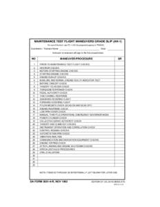 MAINTENANCE TEST FLIGHT MANEUVERS GRADE SLIP (AH-1)