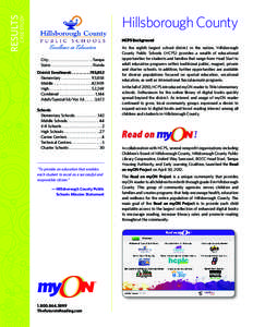 RESULTS  CASE STUDY Hillsborough County HCPS Background