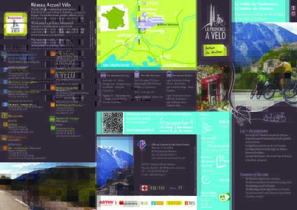 La Vallée du Toulourenc, à l’ombre du Ventoux Réseau Accueil Vélo  Plus de 110 professionnels à votre service.