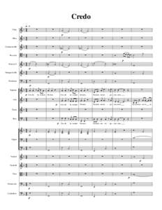 Credo Flute Oboe  Clarinet in Bb