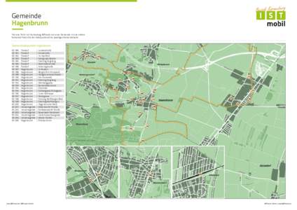 Gemeinde Hagenbrunn Für eine Fahrt mit Korneuburg ISTmobil von einer Gemeinde in eine andere Gemeinde finden Sie den Haltepunkt auf der jeweiligen Gemeindekarte.  Sammelhaltepunkte Hagenbrunn