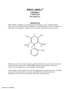 PROCARDIA®  (nifedipine) CAPSULES