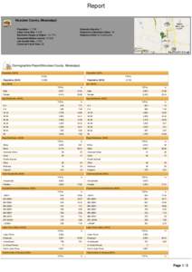 2010 Demographics Report for Noxubee County, Mississippi