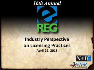 Industry Perspective on Licensing Practices April 29, 2015 Areas to Explore: Affiliation Forrest