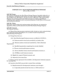 Service-Disabled Veteran-Owned Small Business / Government / Business / United States Department of Defense / Politics of the United States / United States administrative law / Government procurement in the United States / Federal Acquisition Regulation