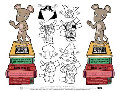 Children’s Book Week • May 12-18, 2008  Children’s Book Week • May 12-18, 2008 Art ©2008 Gene Yang, Bookmark/Paper Doll Activity ©2008