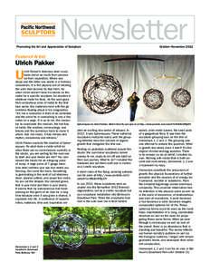 Newsletter  Promoting the Art and Appreciation of Sculpture October–November 2012