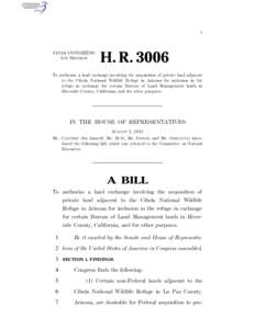 I  113TH CONGRESS 1ST SESSION  H. R. 3006