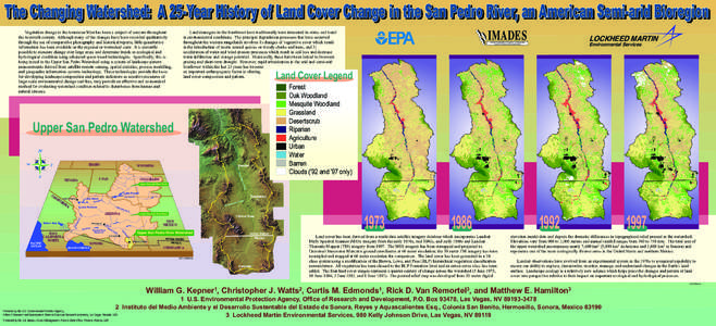 The Changing Watershed:  A 25-Year History of Land Cover Change in the San Pedro River, an American Semi-arid Bioregion