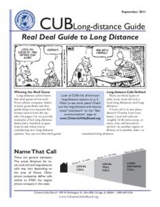 September[removed]CUBLong-distance Guide Real Deal Guide to Long Distance